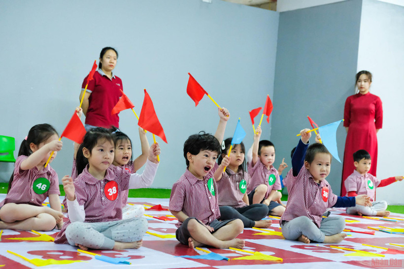 Sở Giáo dục và Đào tạo Hà Nội sẽ tiến hành lấy ý kiến phụ huynh bậc học mầm non để bảo đảm đồng thuận, nhất trí về chủ trương. (ẢNH: TRƯỜNG T.L)