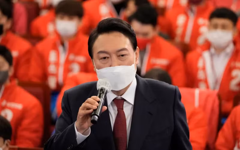 Tổng thống đắc cử Hàn Quốc Yoon Suk-yeol tuyên bố để ngỏ cánh cửa đối thoại với Triều Tiên. (Ảnh minh họa: REUTERS)