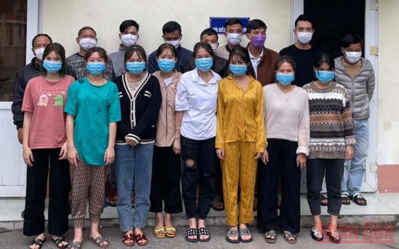 Quảng Ninh tạm giữ hình sự các đối tượng tổ chức sử dụng trái phép chất ma túy