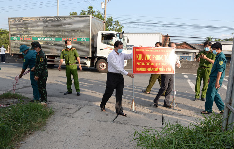 Tiền Giang dỡ điểm phong tỏa đầu tiên