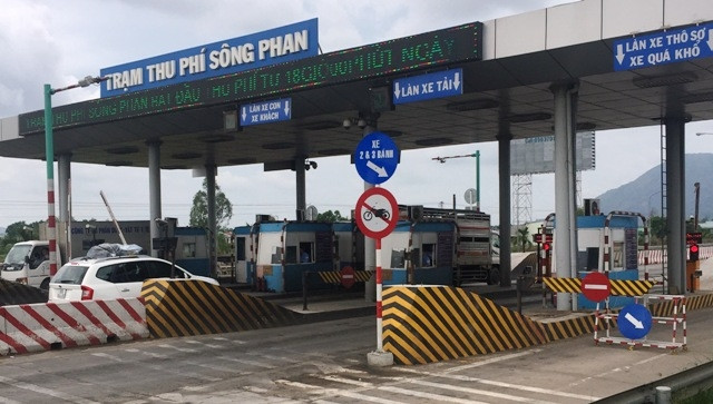 Trạm thu phí Sông Phan đã bắt đầu hoạt động trở lại.