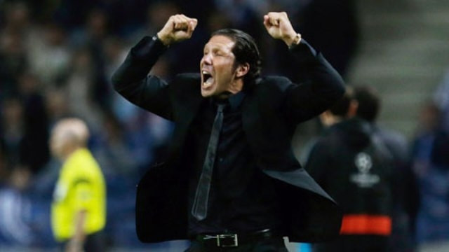 D. Simeone, HLV đội Atletico Madrid.