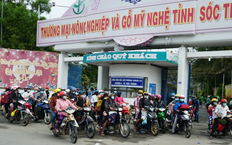 Người lao động trở về tỉnh Sóc Trăng được hỗ trợ tiền ăn 80.000 đồng/người/ngày.
