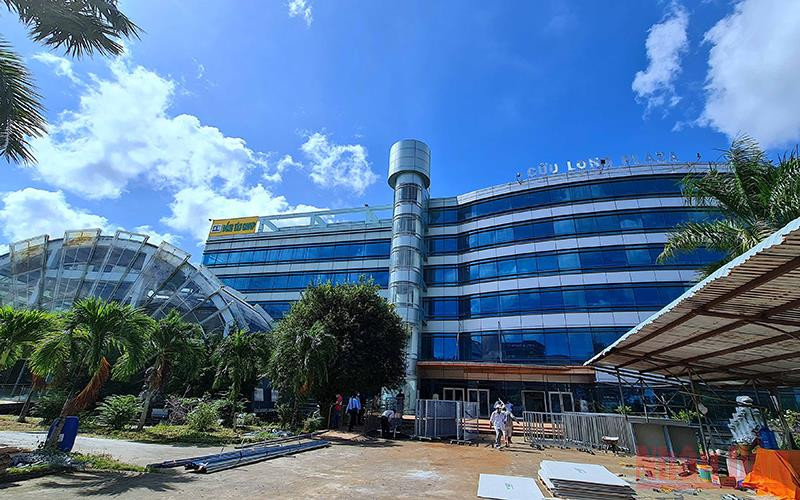 Bệnh viện dã chiến số 5 tạm giải thể ở Cà Mau. 