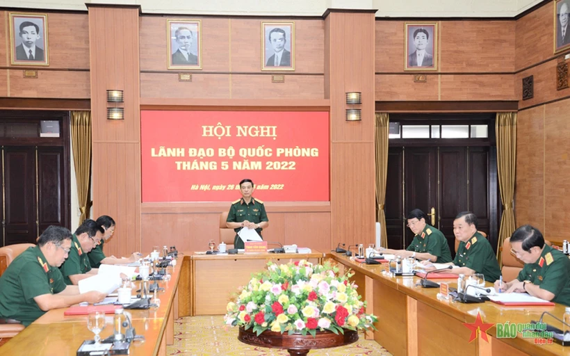 Quang cảnh hội nghị. (Ảnh: Báo Quân đội nhân dân)