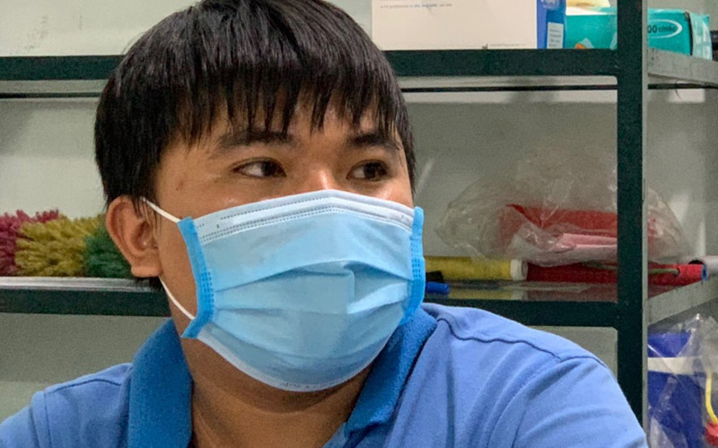 Đối tượng Nguyễn Văn Hải bị tạm giữ.