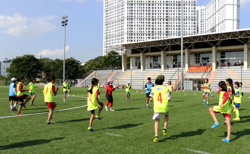Các cầu thủ hai đội nữ trẻ sẽ chính thức việc tập luyện và học văn hóa từ ngày 5-9. (Ảnh: VFF)