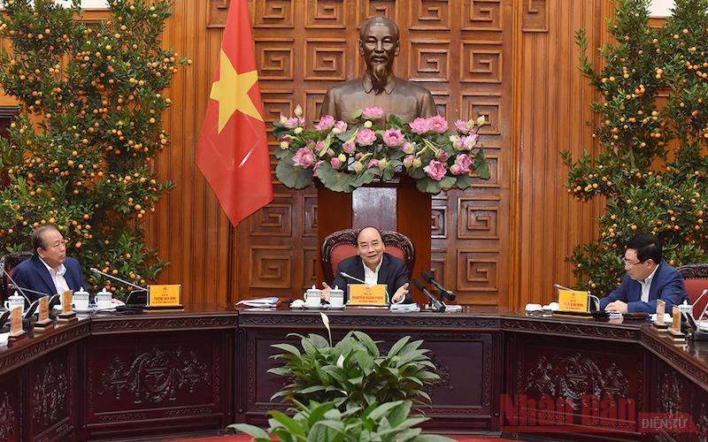 Thường trực Chính phủ họp về tổ chức chính quyền đô thị tại TP Hồ Chí Minh và Đà Nẵng. (Ảnh: TRẦN HẢI)