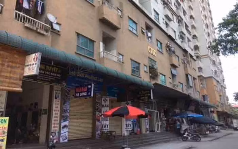 Một toà nhà xây sai quy định trong dự án CT6 Bemes do Công ty của ông Lê Thanh Thản làm chủ đầu tư.