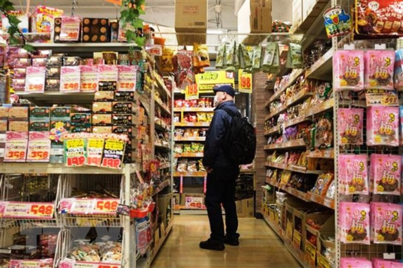 Bên trong một siêu thị ở Tokyo, Nhật Bản. (Ảnh: AFP/TTXVN)