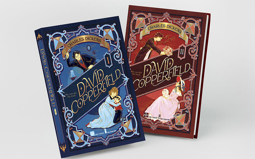 Hai tập sách "David Copperfield". (Ảnh: Đinh Tị Books)