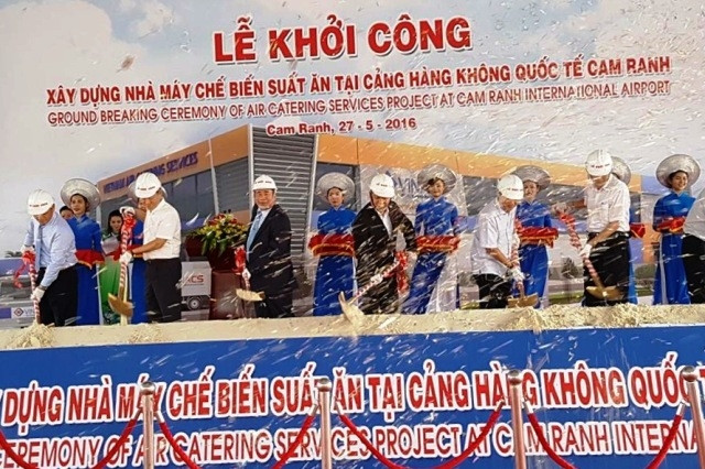 Khởi công xây dựng nhà máy chế biến suất ăn hàng không ở Cam Ranh