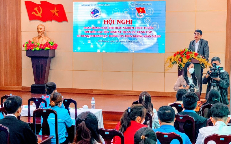 Quang cảnh buổi phát động cuộc thi.