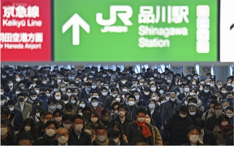 Một góc nhà ga Shinagawa của Nhật Bản. (Ảnh: Kyodo News)