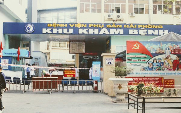 Bệnh viện Phụ sản Hải Phòng tạm ngừng tiếp nhận bệnh nhân