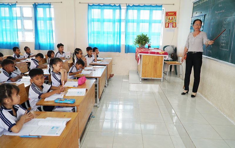 Dạy và học vẫn diễn ra bình thường ở Sóc Trăng sau kỳ nghỉ lễ.