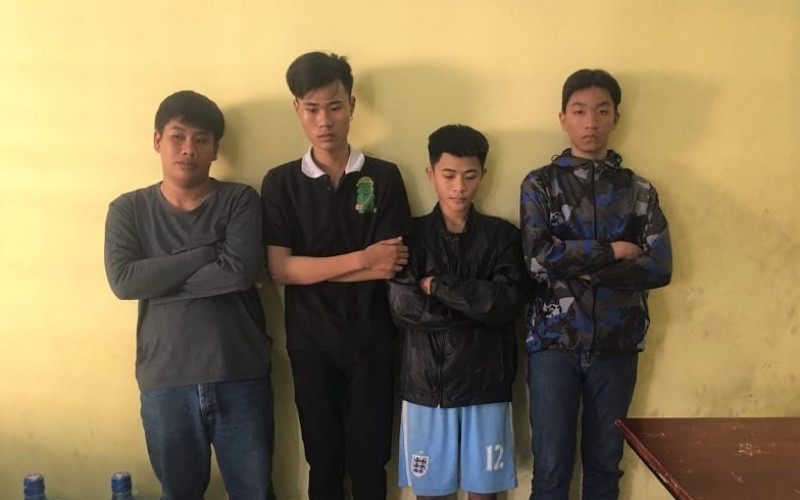 Bốn đối tượng bị bắt giữ.