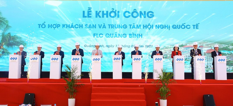 Khởi công tổ hợp khách sạn năm sao và trung tâm hội nghị quốc tế FLC Quảng Bình