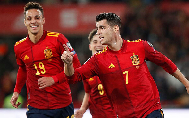 Tây Ban Nha giành vé dự World Cup 2022. (Ảnh: Marca)