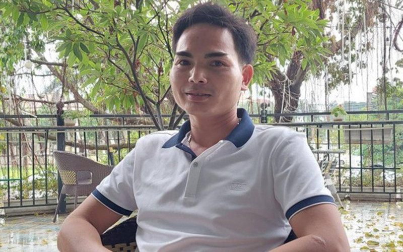 Anh Đinh Văn Chiến. (Ảnh: vnews.gov.vn)