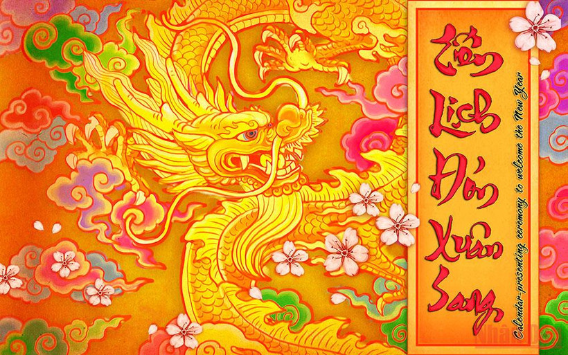 Trưng bày "Tiến lịch đón xuân sang" của Trung tâm Lưu trữ quốc gia I bản online.
