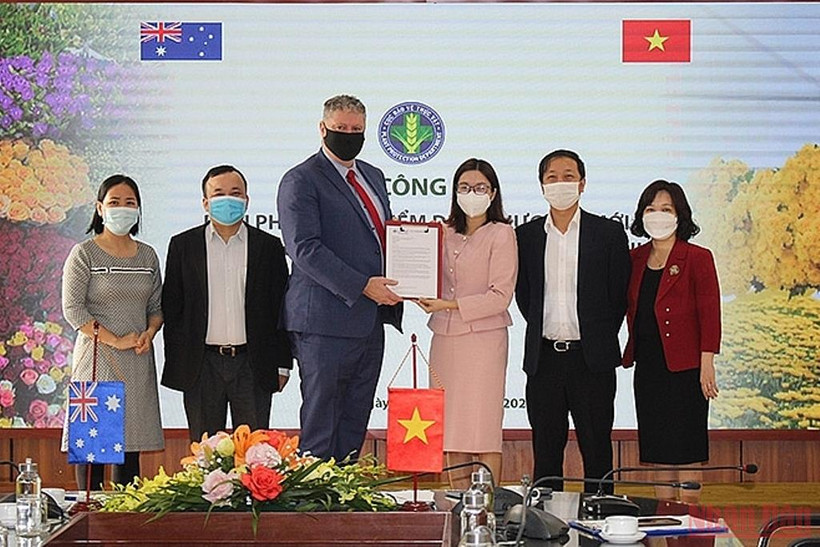 Lễ công bố biện pháp xử lý kiểm dịch thực vật mới đối với hoa cắt cành xuất khẩu sang Australia.