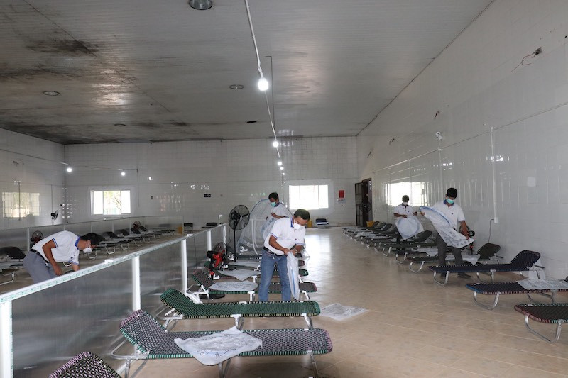 Khu điều trị Covid-19 GSI - Bến Cát Bình Dương