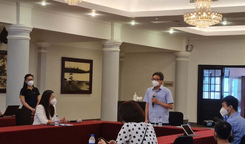 Phó Thủ tướng Vũ Đức Đam phát biểu chỉ đạo tại buổi làm việc.