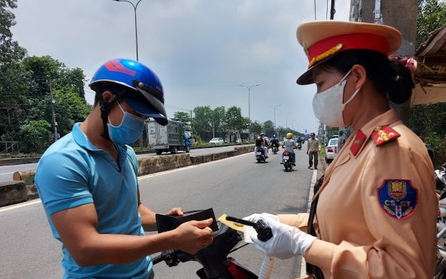 Ảnh minh họa. (Nguồn: Cục Cảnh sát giao thông)