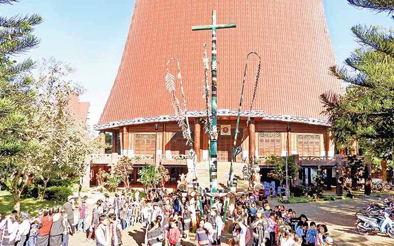 Nhà thờ làng Chuét 2 - niềm tự hào của bà con giáo dân làng Chuét 2.