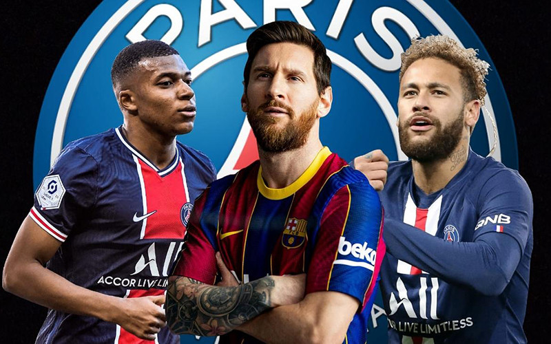 PSG đang sở hữu bộ ba tấn công khủng khiếp Messi, Neymar, Mbappe. (Ảnh: MedioTiempo) 