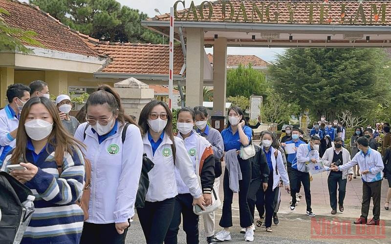 Các tình nguyện viên lên đường hỗ trợ phòng, chống dịch tại TP Hồ Chí Minh.