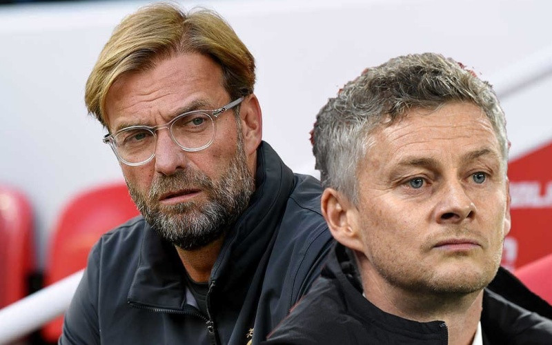 Klopp và Solskjaer sẽ đối đầu vào tối nay, 22 giờ 30 phút ngày 24/10. (Ảnh: VBNews)