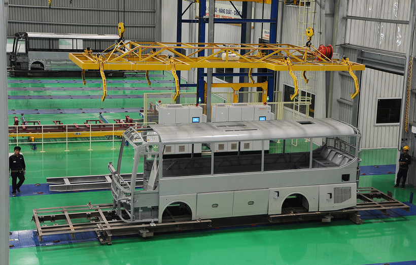 Sản xuất công nghiệp trong tháng 5 tăng 10,4% so với cùng kỳ năm trước. Ảnh: NGUYỆT ANH