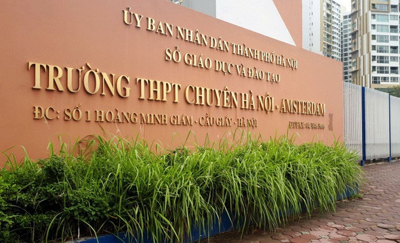 Công bố phương thức tuyển sinh vào lớp 6 Trường THPT chuyên Hà Nội-Amsterdam