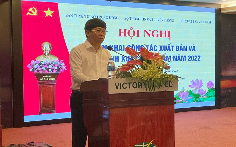 Phó trưởng Ban Tuyên giáo Trung ương Trần Thanh Lâm phát biểu chỉ đạo tại Hội nghị.