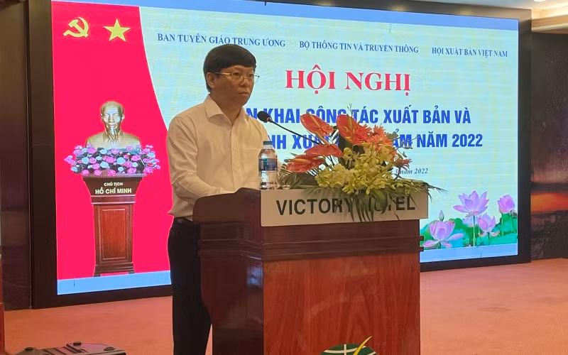 Phó trưởng Ban Tuyên giáo Trung ương Trần Thanh Lâm phát biểu chỉ đạo tại Hội nghị.