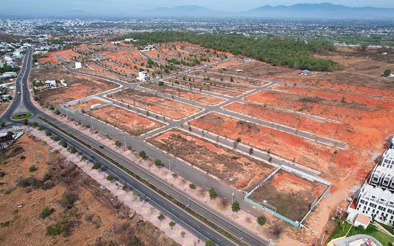 Dự án Khu thương mại dịch vụ và dân cư Tân Việt Phát 2, diện tích 92.600,9m2 thuộc quỹ đất 2 bên đường 706B phường Phú Hài, TP Phan Thiết (Bình Thuận).