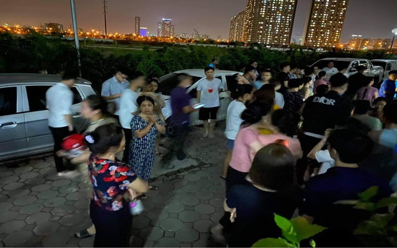 Tòa nhà G-chung cư Xuân Mai Complex, nơi cháu bé sinh sống. (Ảnh: Công an cung cấp)