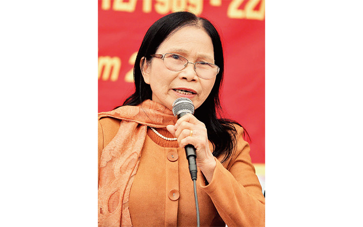 Nhà thơ Vân Anh.