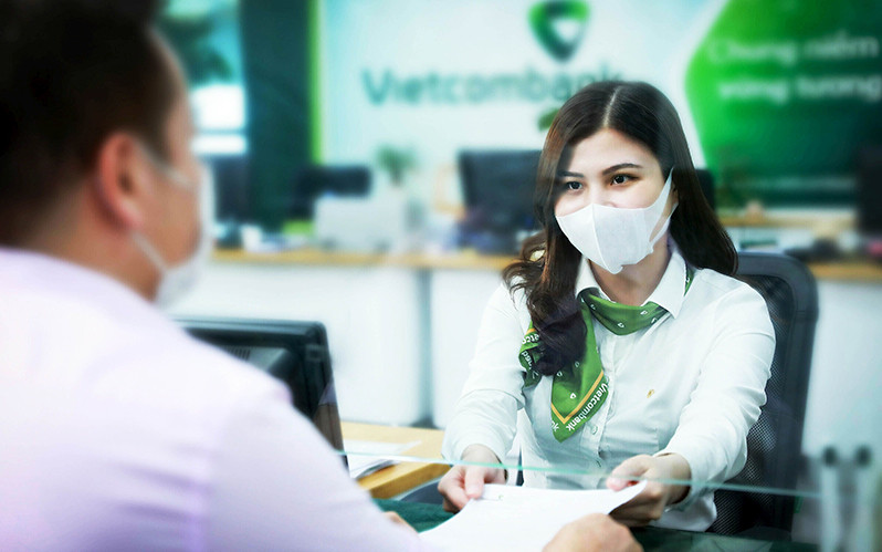 Vietcombank là một trong những ngân hàng có mức lãi cao trong đầu tư chứng khoán.
