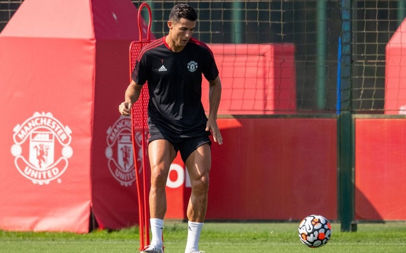Ronaldo đã sẵn sàng ra mắt Premier League 1 lần nữa. (Ảnh: Manchester United)