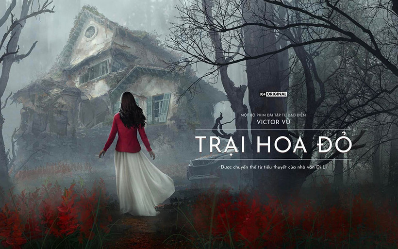 Poster phim "Trại Hoa Đỏ". (Ảnh: K+)