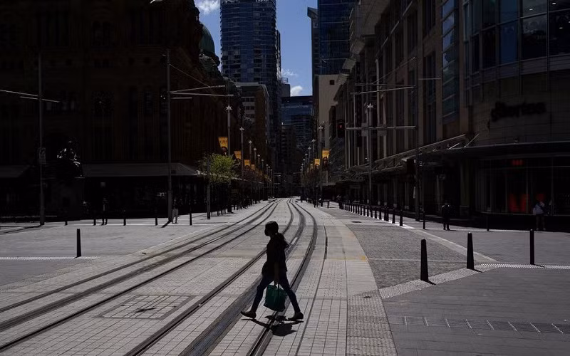 Thành phố Sydney ở bang New South Wales, Australia đang trong lệnh phong tỏa để hạn chế sự lây lan của dịch Covid-19. (Ảnh: Reuters)