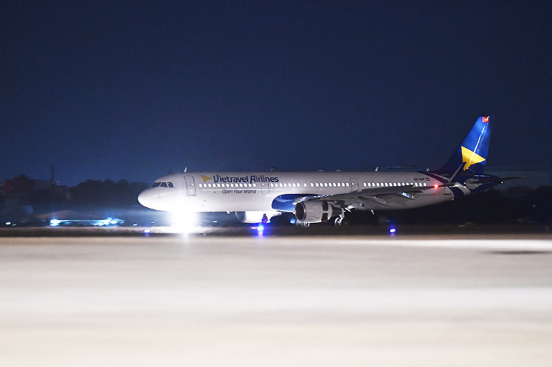 Chiếc máy bay đầu tiên của Vietravel Airlines.