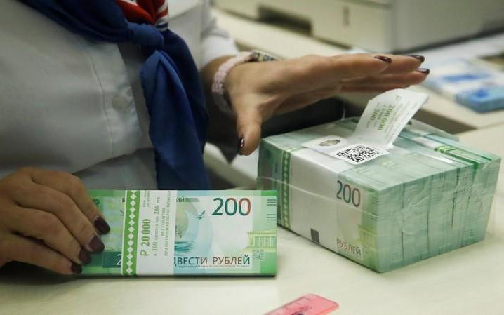 Đồng ruble của Nga. (Ảnh: Reuters)