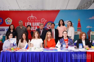 Đại diện các trường đại học Nga tham gia Ngày hội tư vấn tuyển sinh-hướng nghiệp năm 2026.