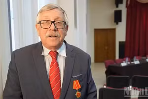 Tiến sĩ Petr Tsvetov, cán bộ khoa học cấp cao Trung tâm Nghiên cứu Việt Nam và ASEAN thuộc Viện Trung Quốc và châu Á đương đại, Viện Hàn lâm Khoa học Nga. (Ảnh: XUÂN HƯNG)