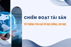 Chiếm đoạt tài sản từ thông tin giả về học bổng, du học.