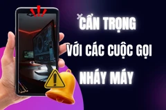 Cẩn trọng với các cuộc gọi nháy máy.